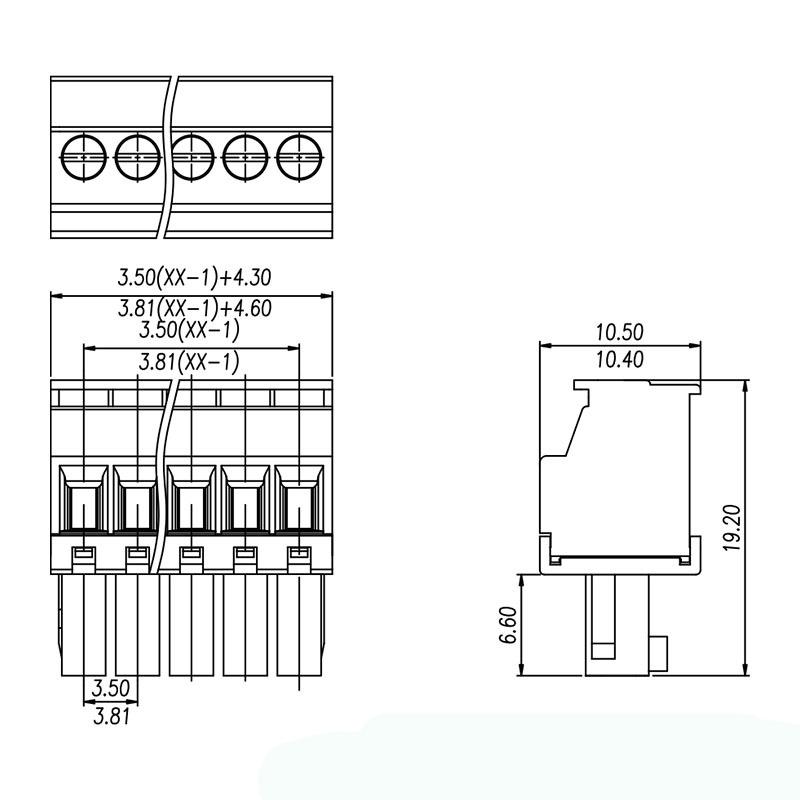 pluggable screw  terminal