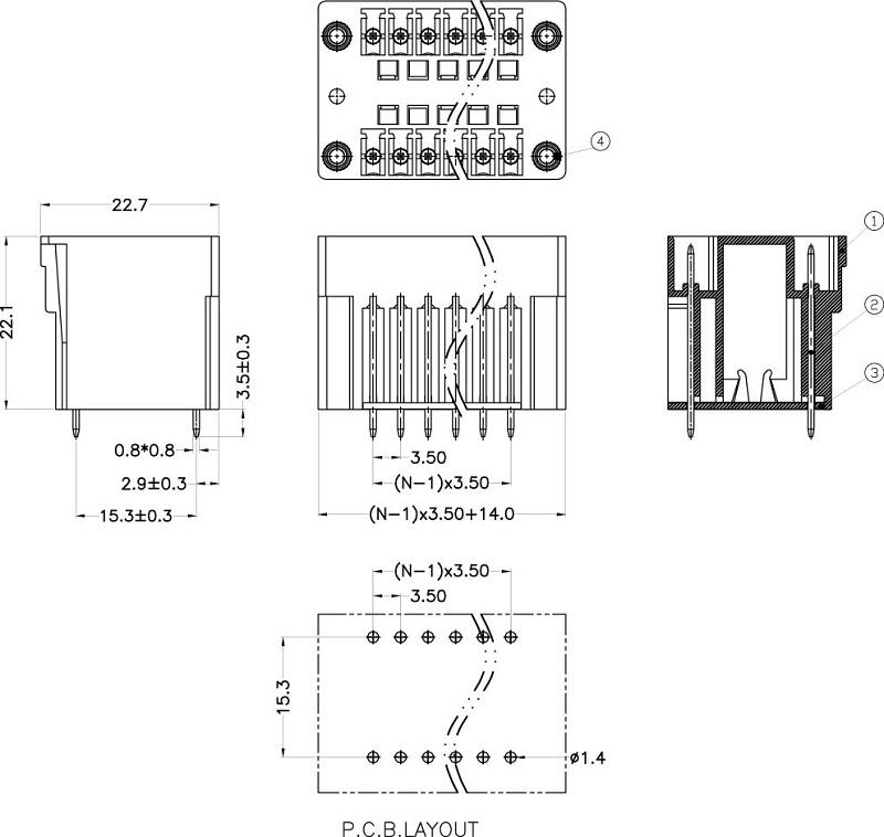 pluggable terminal block