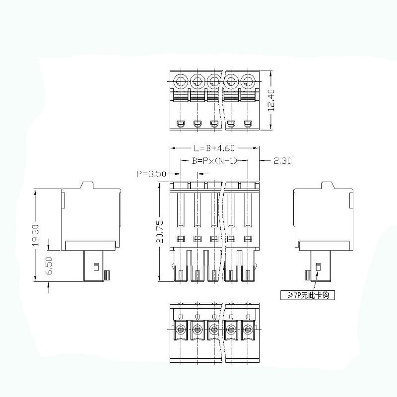 pcb terminal block connector