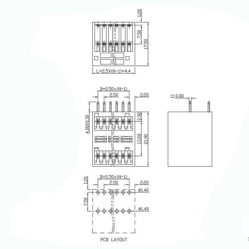 terminal block electrical connector